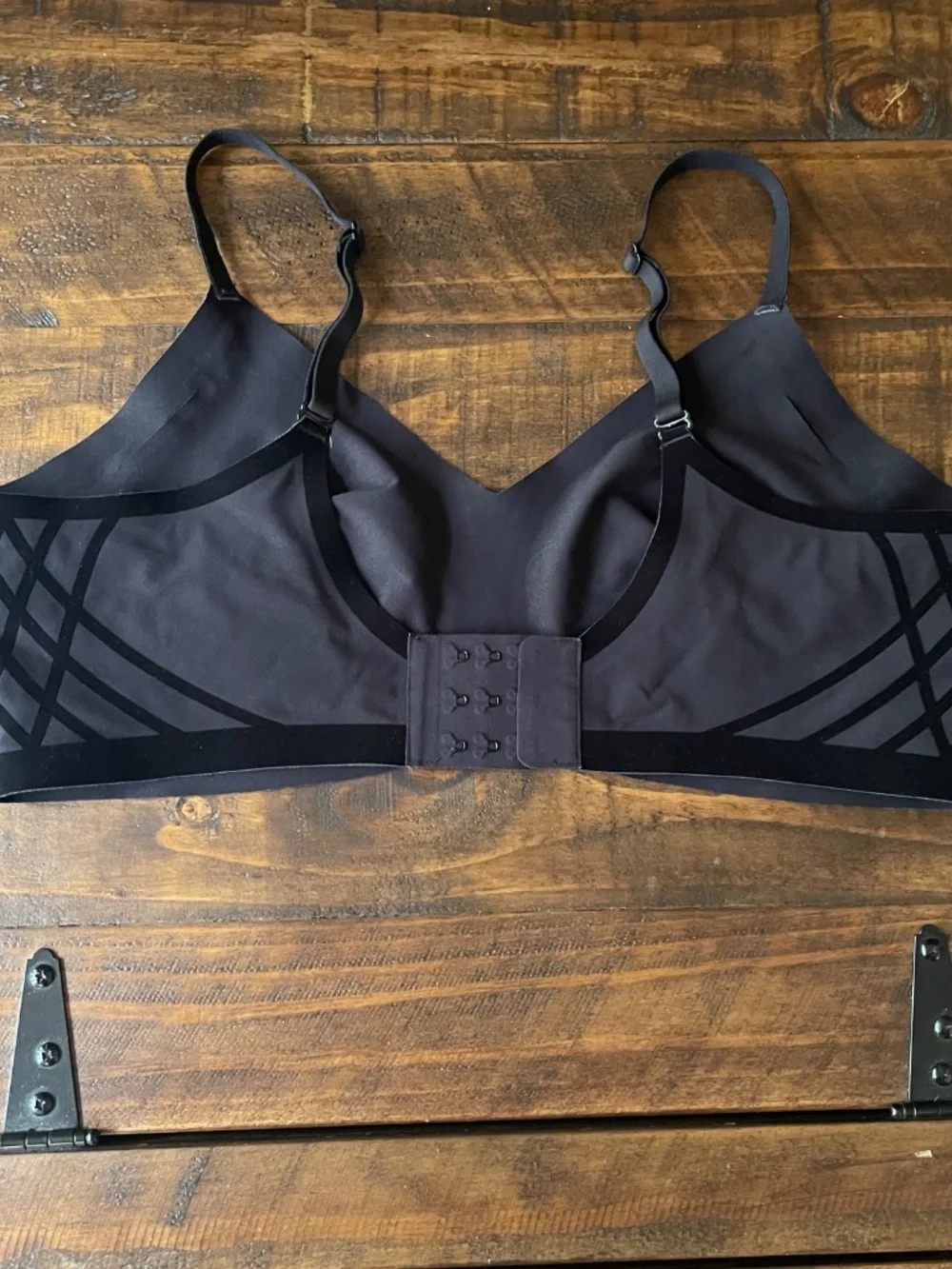 Honeylove Black Silhouette Bra Wore Free Size XL